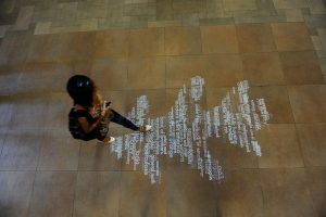 [Floor Projection of Library Catalog Searches at Central Library]