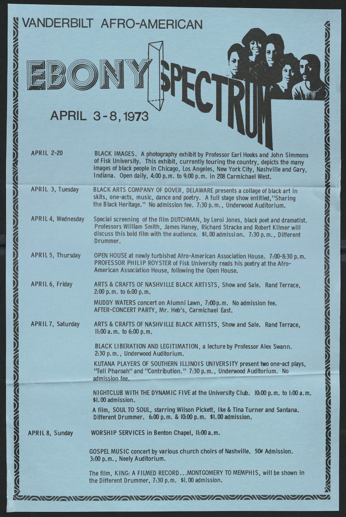 [Ebony Spectrum]. April 1973.