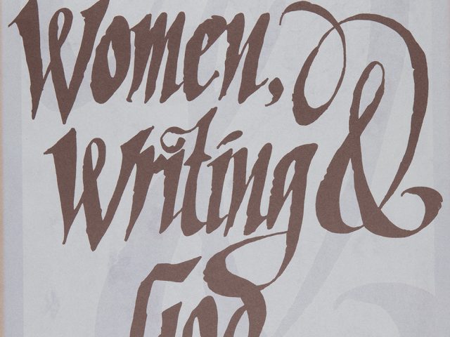 “Scriptio Divina: Women, Writing & God”