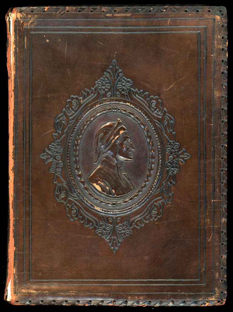 H.F. Carey edition with embossed profile of Dante on the front cover