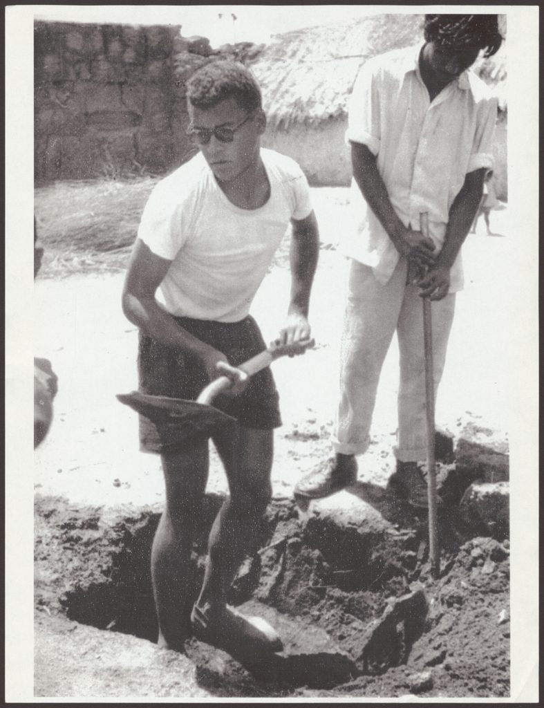 [James Lawson at the Hyderabad Workcamp in India]