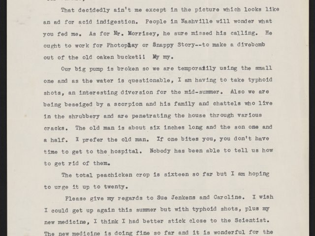 Bonus: [Letter from Flannery O’Connor to Brainard and Frances Cheney]