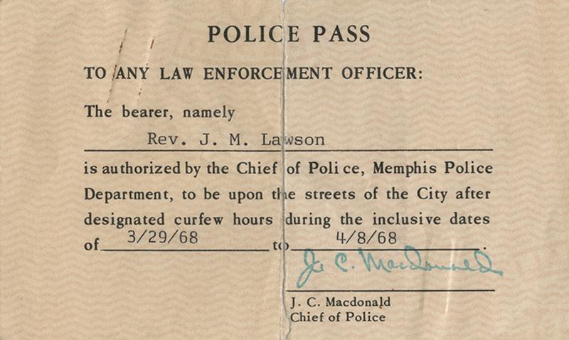 [Memphis Police Pass]