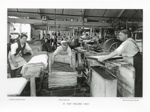 Workers in a papermill