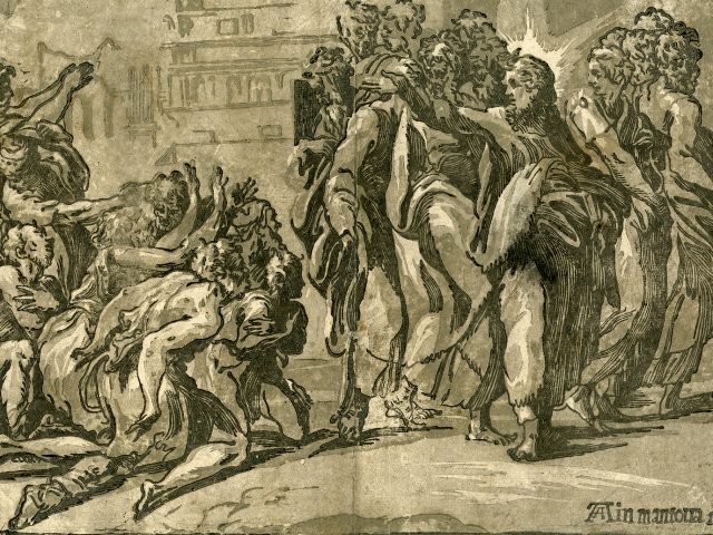 Christ Healing the Lepers, after Parmigianino