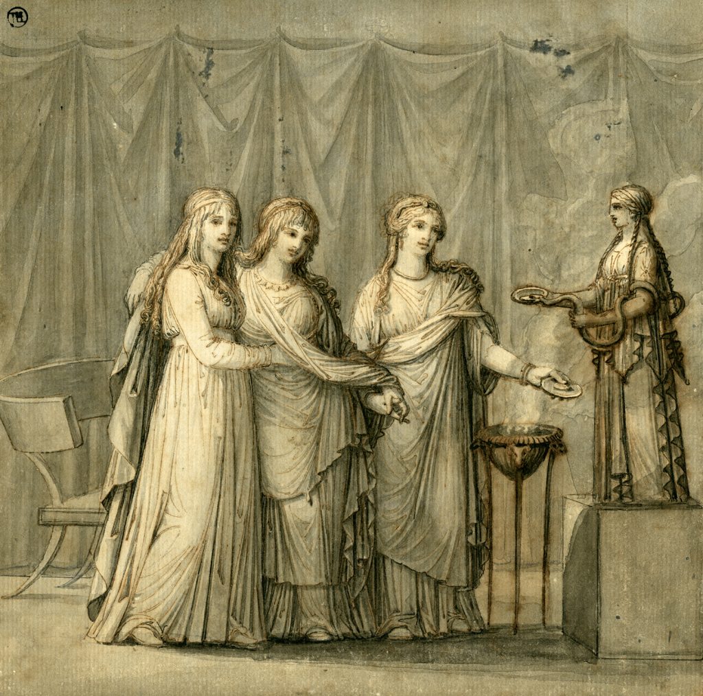 vestal-virgins-making-an-offering-sympathetic-magic