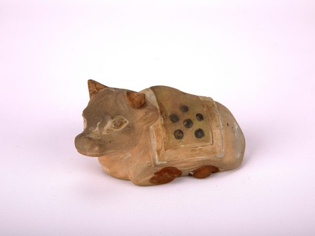 Votive object for a festival in the form of a Resting Cow