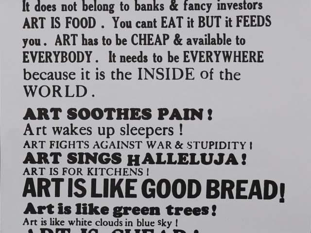 The Why Cheap Art? Manifesto