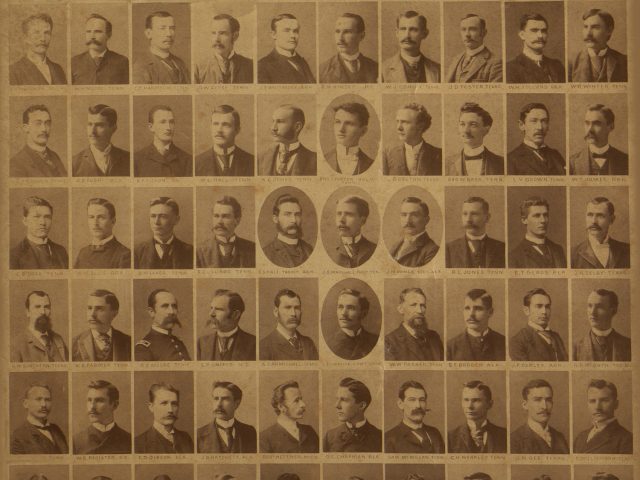 Composite photograph of the Vanderbilt Medical School class of 1890