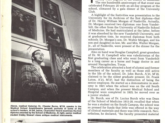 Vanderbilt Alumnus Summer 1975, Vol. 60, No. 4