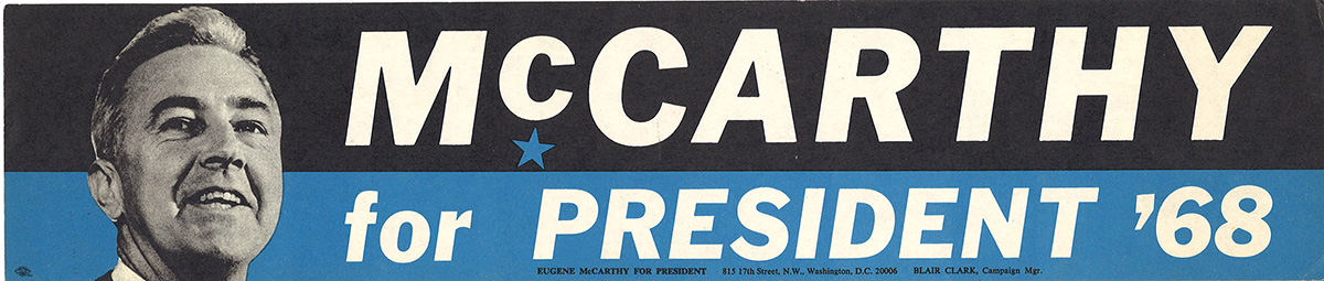 McCarthy for President ‘68