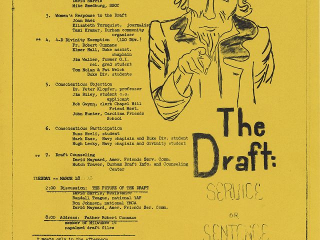 The Draft: Service or Sentence?