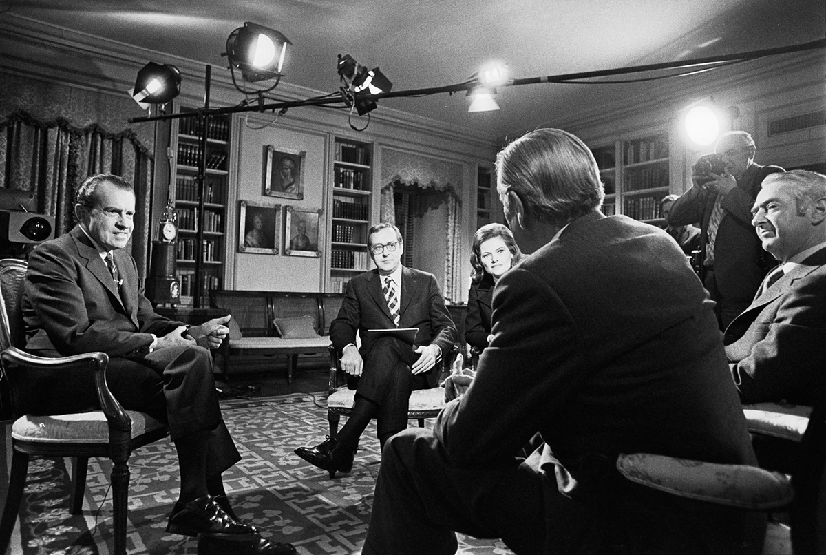President Nixon in “A Conversation with the President”