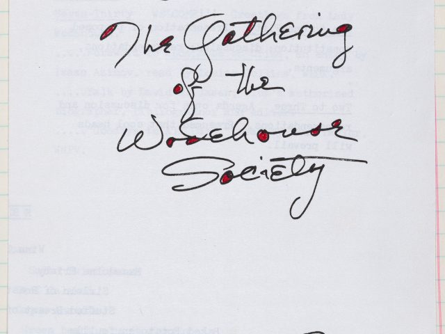 Gathering of the Wodehouse Society