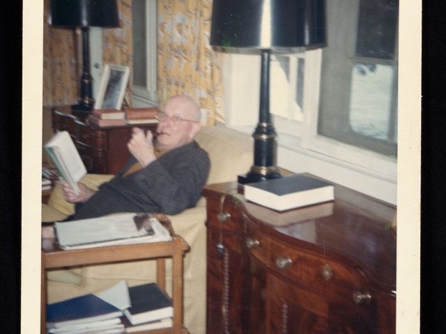 Photograph of Wodehouse with Pipe